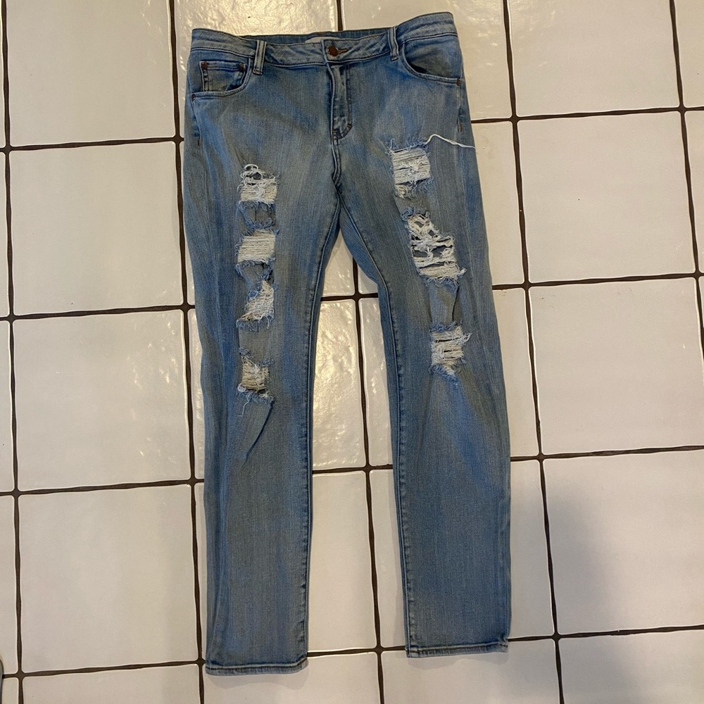 Nordstrom Highwaisted Ripped Jeans